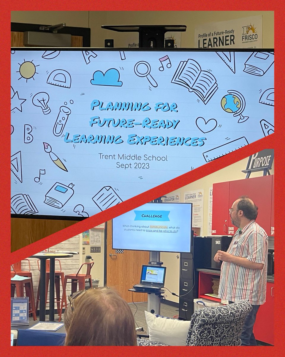 It’s been a great day of learning with the <a href="/TrentMSFISD/">Trent Middle School</a> staff! Lots of discussion and engagement around how to plan for Future-Ready learning experiences!