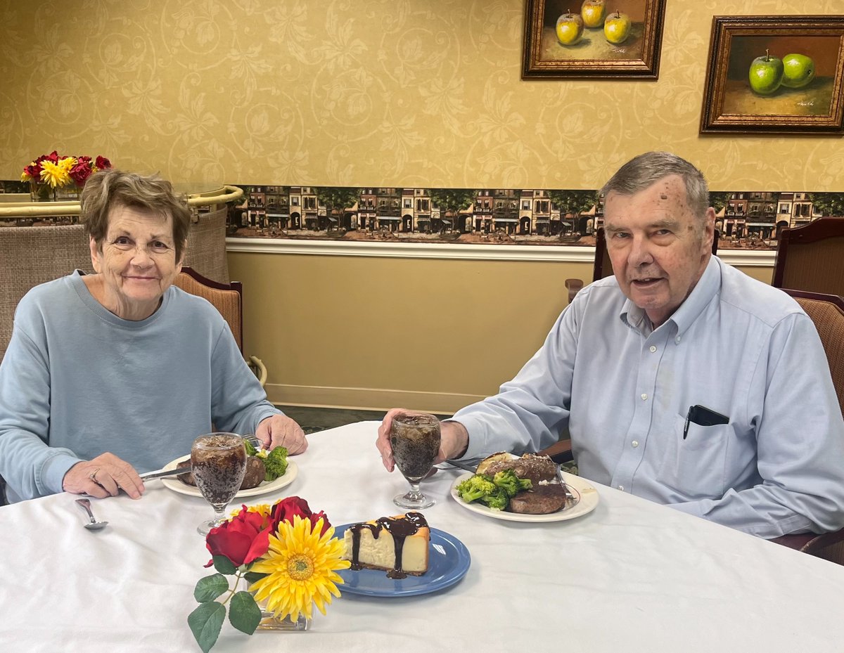 StMaryH's tweet photo. Happy anniversary! 55 years of love, we are so happy to celebrate you! ❤️ #outbacksteakhouse #trilogyBFFs #whyItrilogy https://t.co/39LgjJaxnI