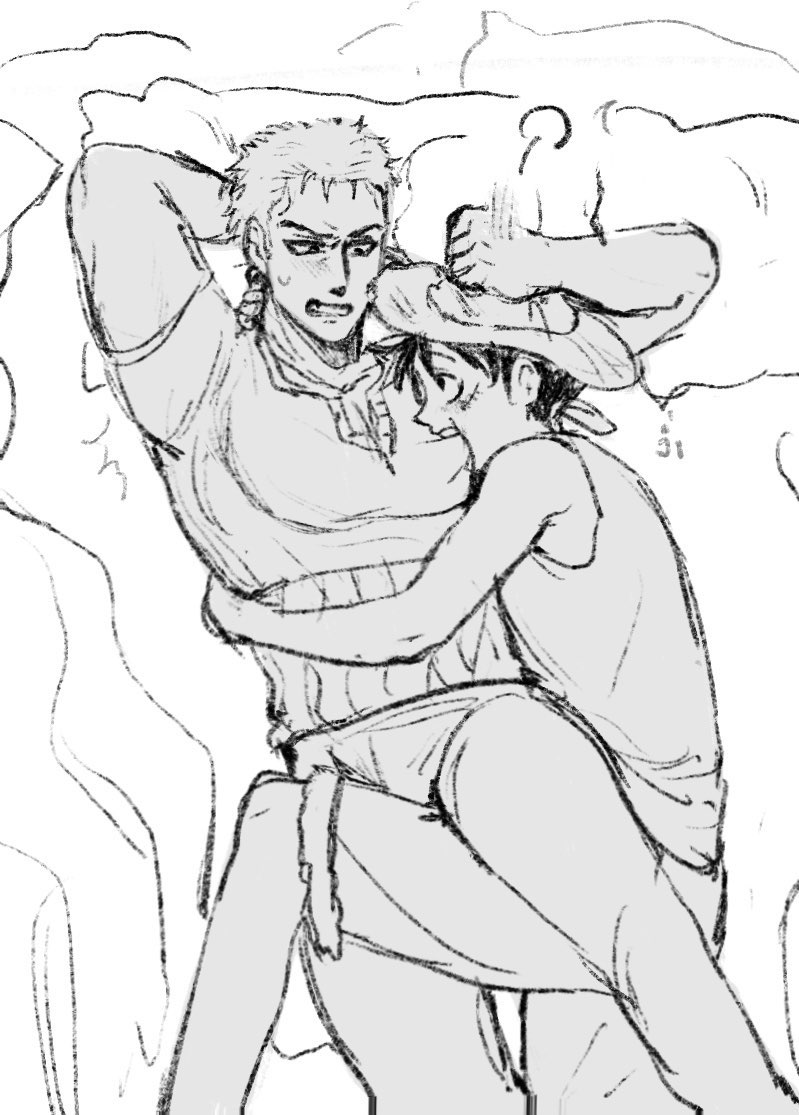 nom nom
#ONEPIECE  #ルゾロ #ゾロル #Zolu 