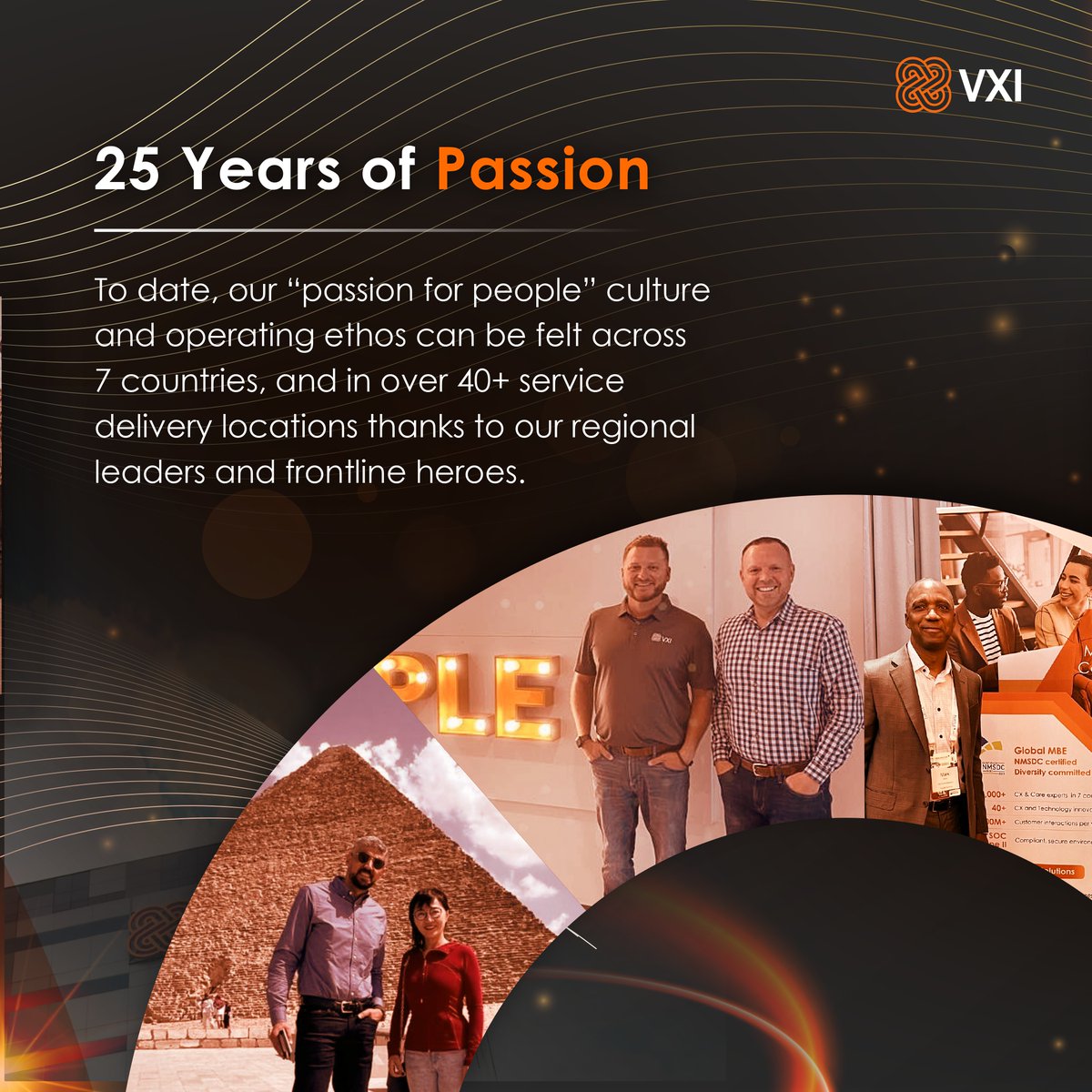 vxiglobal's tweet photo. #VXI's 25th Anniversary Celebration begins! Here's to our amazing team, partners, and investors who've made this journey unforgettable. Let's shape the next 25 years together with passion, purpose, and endless possibilities! 🚀 Join us in celebrating #VXI25YearsStrong! https://t.co/kbpKZpCW9X