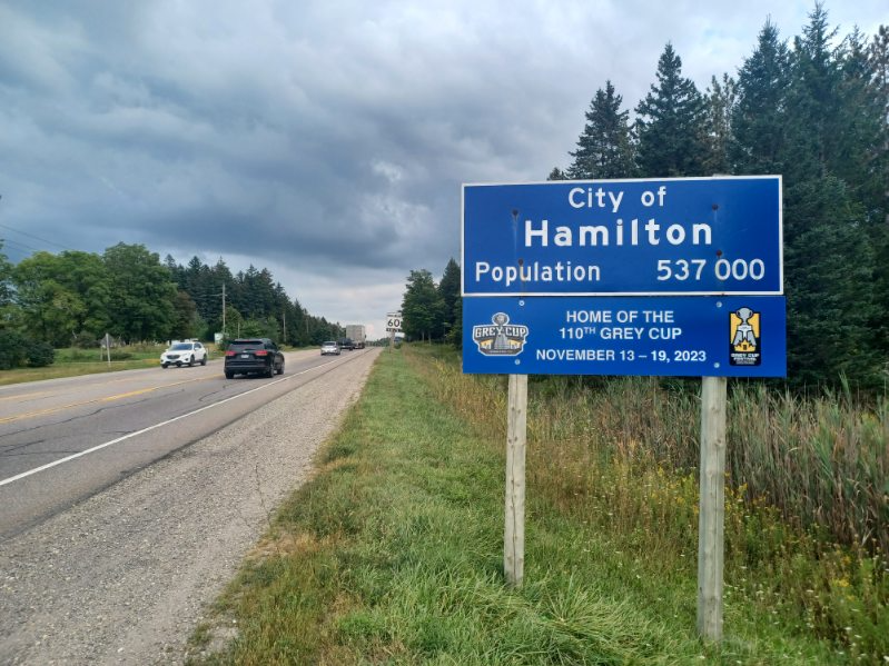 The Grey Cup Festival (@greycupfestival) on Twitter photo If you live in the Hamilton area and drive in and out of the city, you may have seen one of the 110th Grey Cup and 2023 Grey Cup Festival signs affixed to <a href="/cityofhamilton/">City of Hamilton</a> populations signs throughout the city's periphery. Thousands of Canadians will be descending on The Hammer If you live in the Hamilton area and drive in and out of the city, you may have seen one of the 110th Grey Cup and 2023 Grey Cup Festival signs affixed to <a href="/cityofhamilton/">City of Hamilton</a> populations signs throughout the city's periphery. Thousands of Canadians will be descending on The Hammer