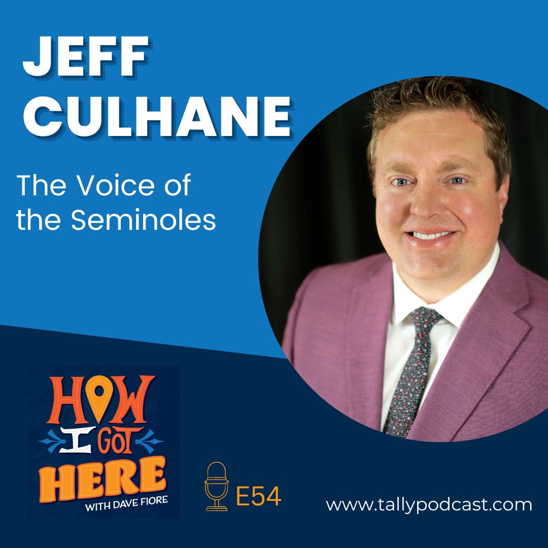 Just in time for football season, I speak with <a href="/jeffculhane/">Jeff Culhane</a>, the director of broadcasting for Learfield’s Seminole Sports Properties and the voice for Florida State Seminoles Football and Florida State Seminoles Basketball. Listen now at bit.ly/JeffCulhaneHow…