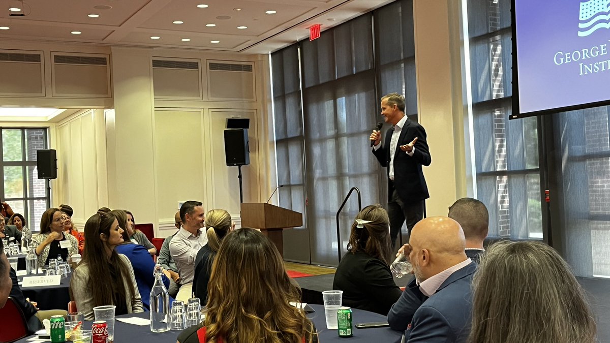 BarrettBogue's tweet image. I really enjoyed my time @TheBushCenter #StandTo VLP reunion this week on behalf of #EvocatiPR—connecting with colleagues, learning about emerging needs in the military-connected community, and more. My cup is full.