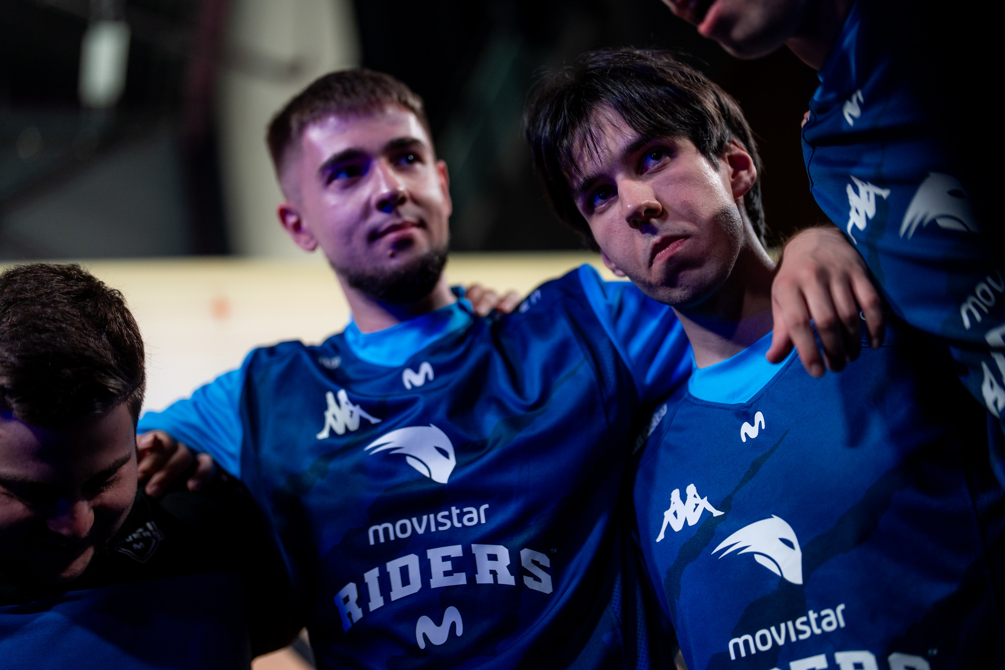 Movistar Riders, actualmente Movistar KOI, durante la final del último EMEA Masters