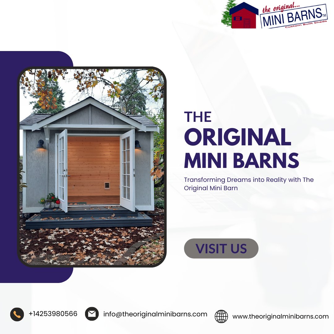 OGminibarns's tweet photo. Fall is knocking on our doors, and so are we! Let The Original Mini Barns be your go-to for crafting the perfect shed this season. Contact us today, and let's build your ideal fall retreat! 🏡🍂 #FallSheds #MiniBarnMagic #YourShedYourWay #shed #sheds #sheshed #fall https://t.co/X7QUj4j0a6