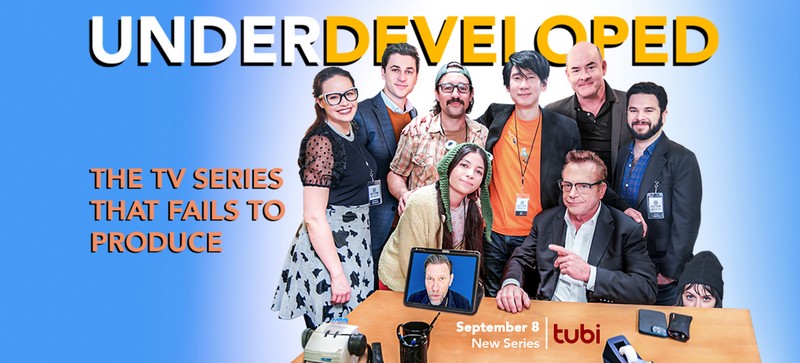 NotYerAvgChick's tweet photo. .@TINBand and @bametcalf chat with me exclusively for @StarryMag about creating and staring in the hilarious new #mockumentary @UnderDevShow at https://t.co/QqSJLvoztj! #Underdeveloped #underdevshow https://t.co/TsPnv2lind