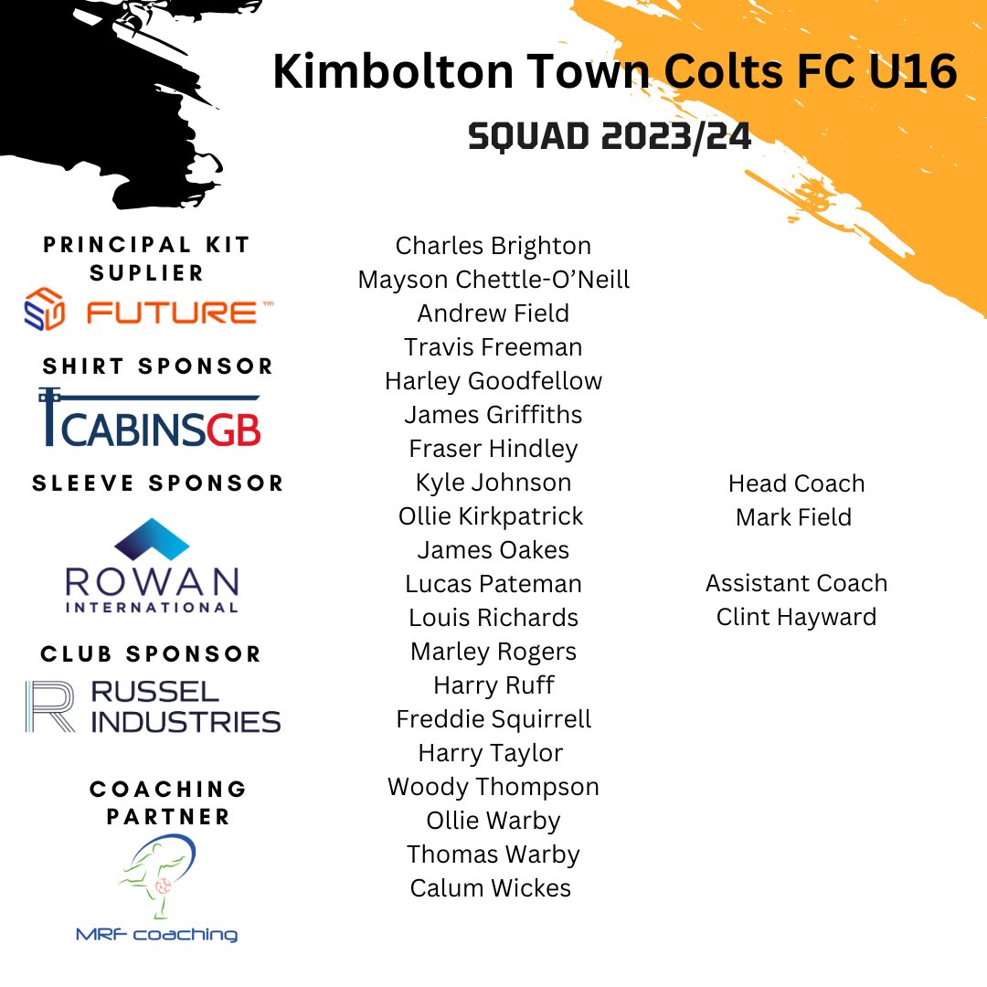Kimbolton Town Colts tweet media