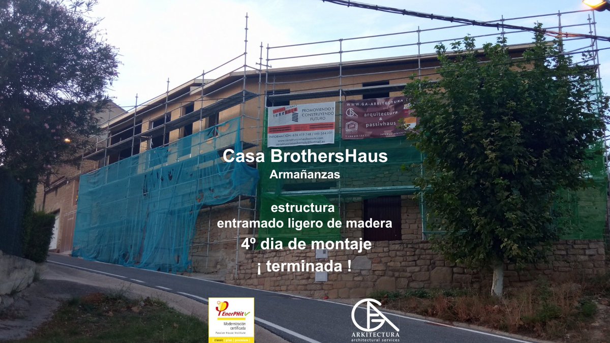 Ampliación de vivienda unifamiliar en Armañanzas.  
GA-ARKITECTURA.COM
Arquitectura &amp; Passivhaus  

Soluciones para diseñar, construir o rehabilitar tu vivienda, un hogar saludable, confortable, eficiente y sostenible.   

<a href="/Madergia/">Madergia</a>
<a href="/dmgarqtec/">David Miqueleiz Arq Tec</a>

#arquitectura #passivhaus