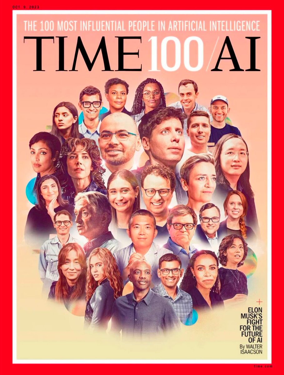 Congratulations @ylecun for being selected as one of the #TIME100AI for 2023. See the full list and a short interview with Yann on @TIME ➡️ bit.ly/3EucxW8
