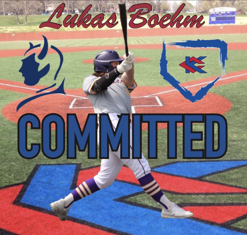 Lukas Boehm (@lukasboehm4) on Twitter photo I am very excited to announce my commitment to <a href="/KCKbaseball/">KCK Baseball</a> to further my academic and athletic career. I would like to thank my family, coaches, and teammates that believed in me and pushed me to get better. Excited for the next chapter and to be a blue devil! I am very excited to announce my commitment to <a href="/KCKbaseball/">KCK Baseball</a> to further my academic and athletic career. I would like to thank my family, coaches, and teammates that believed in me and pushed me to get better. Excited for the next chapter and to be a blue devil!