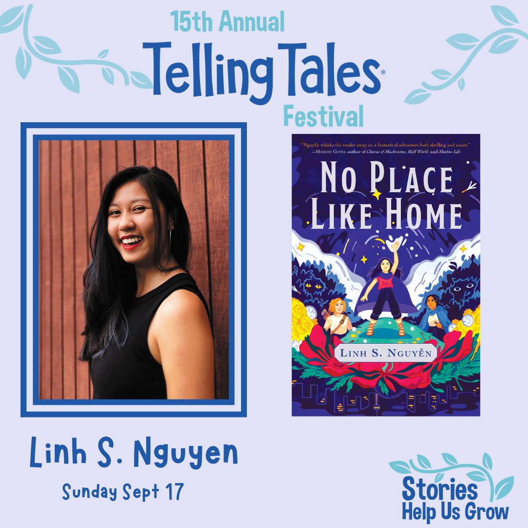 Calling all middle-grade readers! Join Canadian author <a href="/linhsnguyen/">Linh</a> for a reading and chat about her debut fantasy novel #NoPlaceLikeHome on September 17th at <a href="/TellingTalesOrg/">Telling Tales</a> ✨ Register here: bit.ly/48hpXTh