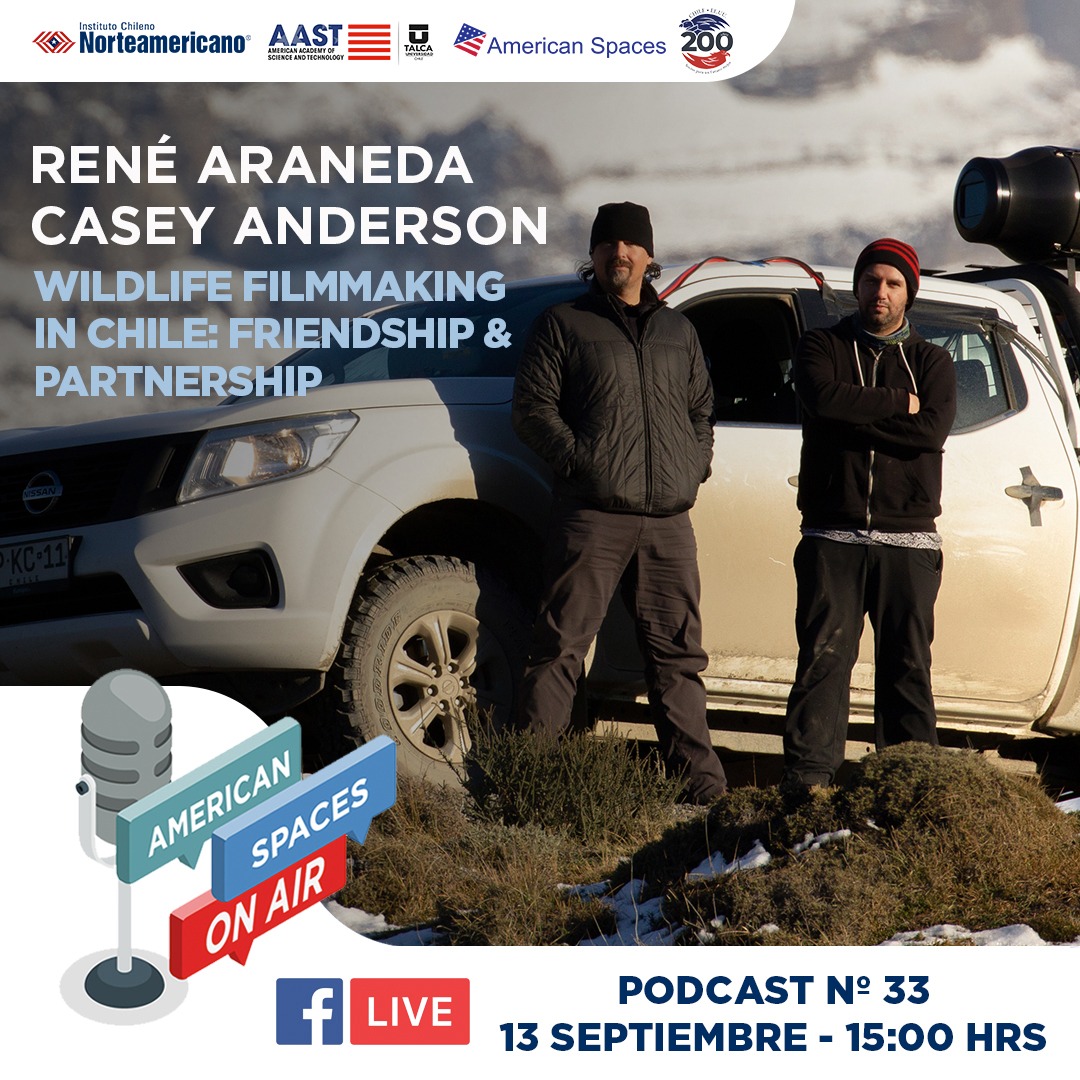 🎥Filmar la vida silvestre trae aventura🐾y amistades, incluso con osos!🐻
¡no se pierdan el próximo #podcast!  
💻Vía Facebook 👉 facebook.com/aast.utalca
🎧Episodio en Inglés🇺🇸
Te esperamos! <a href="/Renearaneda/">René Araneda</a> <a href="/Grizanderson/">Casey Anderson</a>