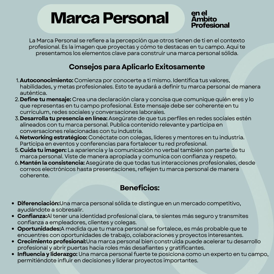 itreetraining's tweet photo. ¿Cómo tener una marca personal te ayuda tener un mejor éxito laboral? Aprende a como destacar tus habilidades y logros para alcanzar tus metas profesionales. 💼✨

#MarcaPersonal #CrecimientoProfesional #Educacion https://t.co/bRnLIFcQnc