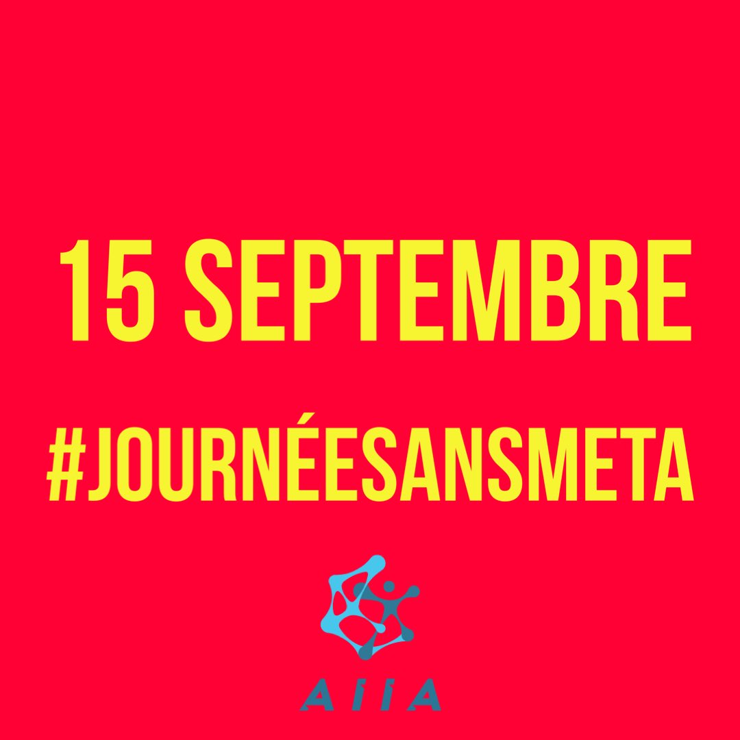 AIIAorg's tweet photo. Vendredi prochain c’est la #journéesansmeta. Pas de FB ni d’Instagram 💪 #canada #c18 #démocratie
@FPJQ @udaquebec @vavacolor @ArtImpactAI1 #artxai #artimpactai @PatWhite70 https://t.co/AcgzkkvMkP