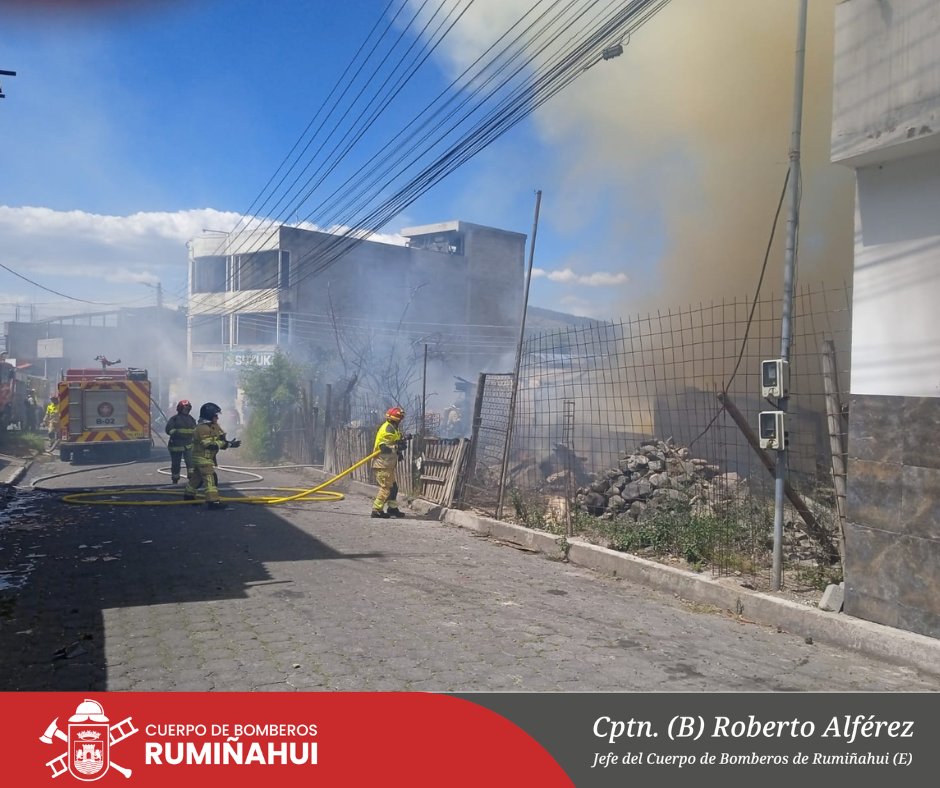 Cuerpo de Bomberos Rumiñahui tweet media