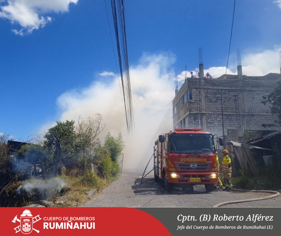 Cuerpo de Bomberos Rumiñahui tweet media