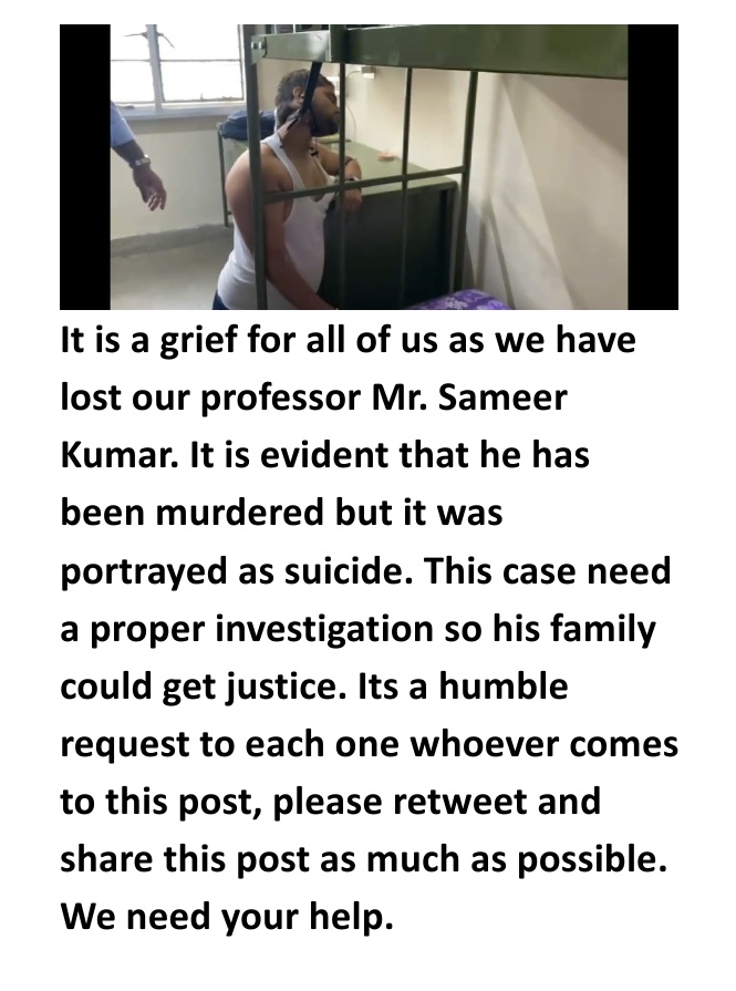 Komal91400's tweet photo. #justiceforsameer 
#cbiforsameer
#cbiinvestigation 
@AskAnshul @randomsena @annamalai_k @KapilMishra_IND https://t.co/ujOSyg8N8f