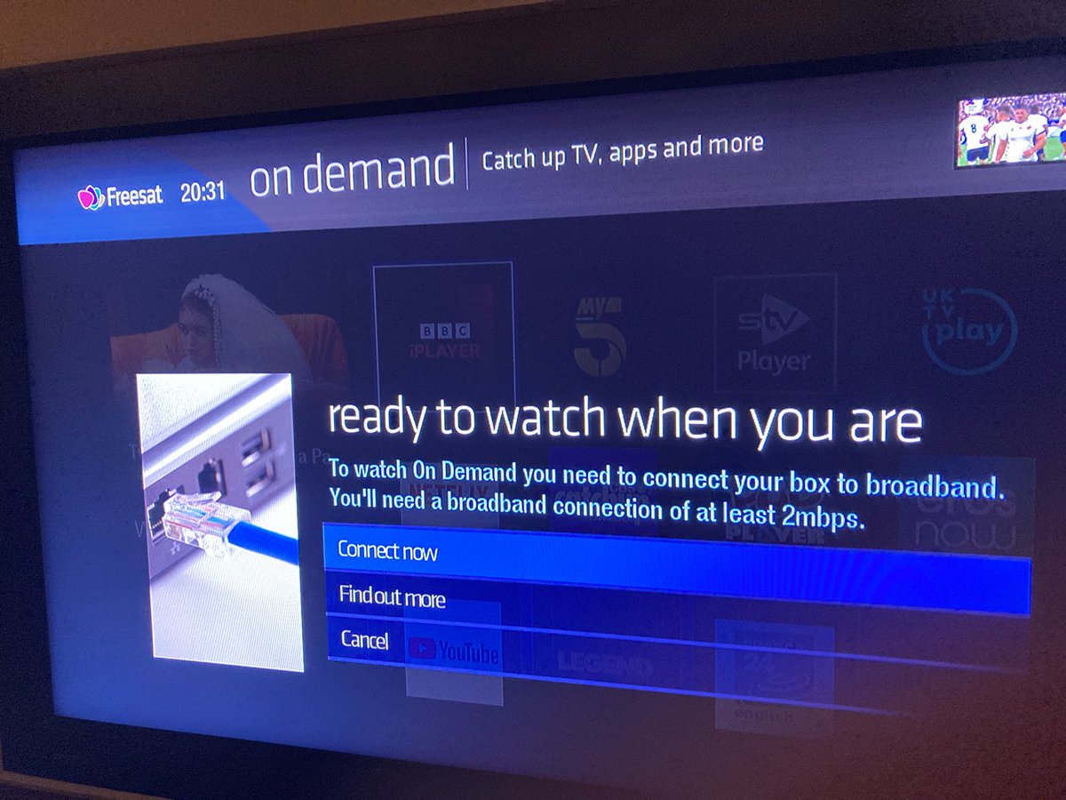 tadmorgans's tweet photo. @freesatadvice Here are pics of the two screens https://t.co/2JsuRmqIih