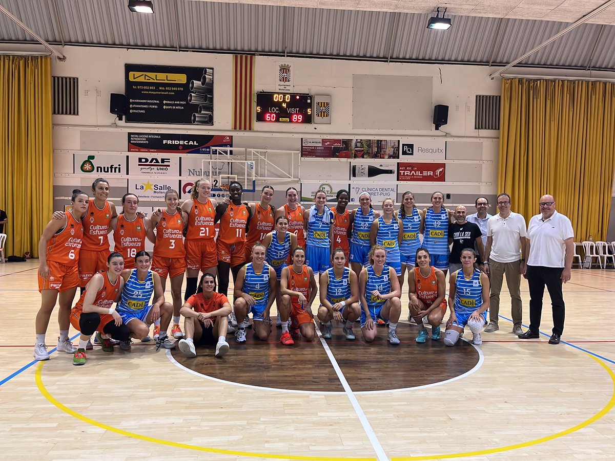 📰 Crónica 🏆 Pret. femenina @sedisbasquet 60 🆚 @valenciabasket 89 Cas 👉 Sólida victoria ante Cadí La Seu en Mollerussa shorturl.at/jBGZ3 Val 👉 Sòlida victòria davant Cadí La Seu a Mollerussa bit.ly/3LbaXfK Eng 👉 Solid win against Cadí La Seu in Mollerussa…