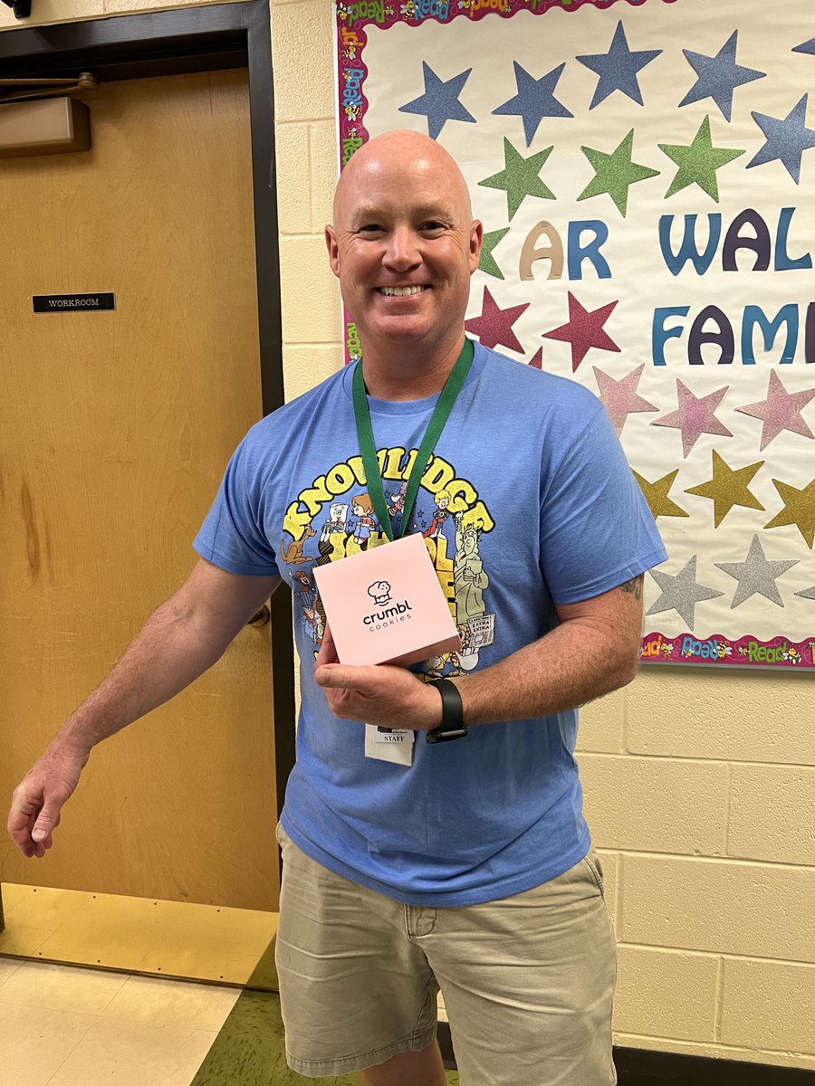 We would ⁦@CrumblCookies⁩ without Mrs. Peinado and Mr. Bowser! PD staff nominate other staff members and share why they would “crumble” without them! #ChangeYourMindsetChangeTheOutcome #WEarePD58 #DG58Pride