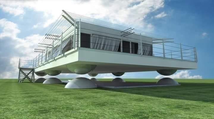 🏠 Japan takes innovation to the next level with their earthquake-proof magnetic floating houses that levitate above a ground-installed structure. Truly a remarkable feat in the nexus of science and technology! 🇯🇵 #Innovation #ScienceMagic