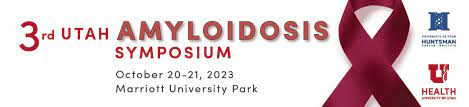 Mark your calendars! Utah's 3rd Amyloidosis Symposium is on October 20th at Salt Lake City Marriott University Park. For topics, speakers, and to register, visit medicine.utah.edu/amyloidosis-sy…. Don't miss it! #amyloidosis #utahmedicine #utahhealth