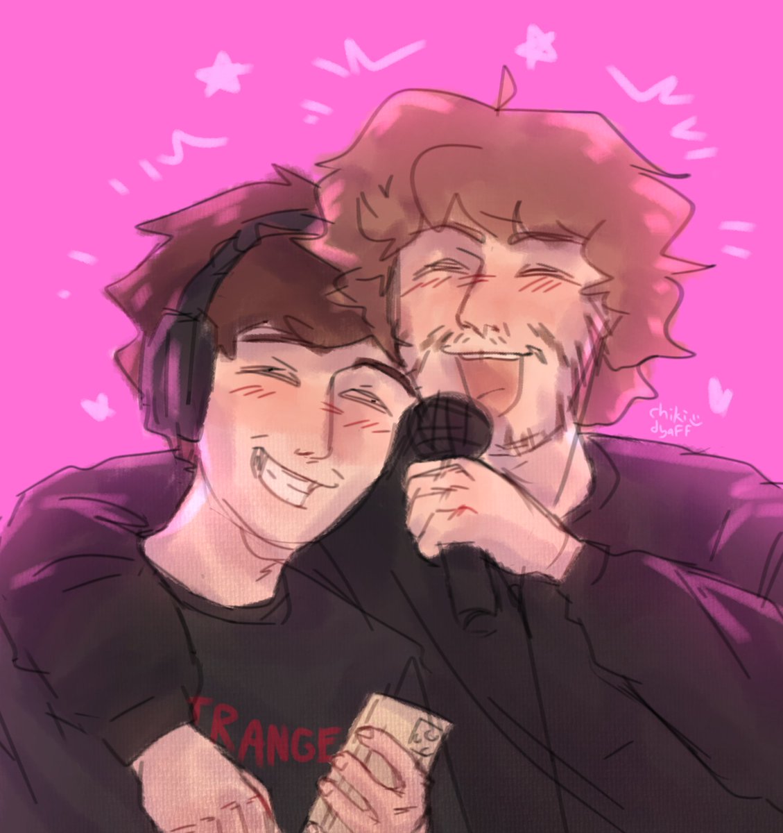 THEY ARE SINGING TOGETHER #dreamfanart #georgenotfoundfanart