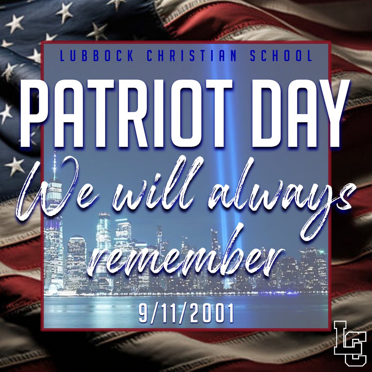 On this day 22 years ago, our nation lost the souls of nearly 3,000. Today, and every day, we must stand united and we must never forget.
✝Matthew 5:4, "Blessed are those who mourn, for they will be comforted."