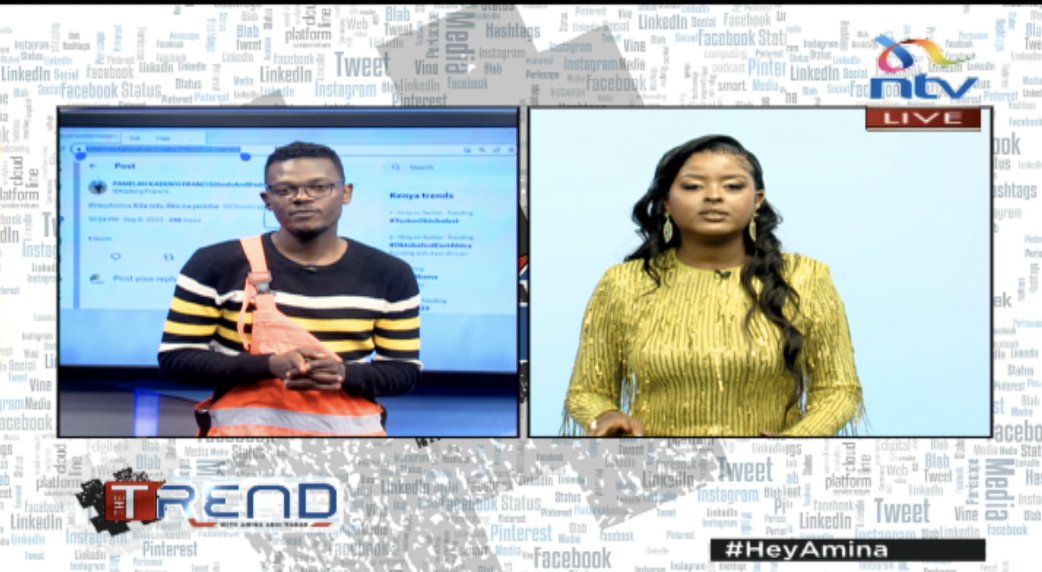 TUKO LIIIVE! Unatrendia wapi leo? #HeyAmina