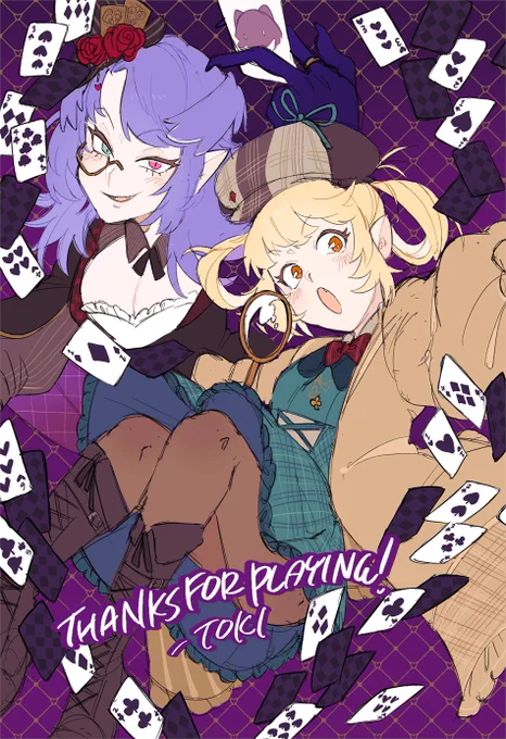 Hiiiiii~ I worked on Selen's new game as writer, but I also did some additional funny guy art in the game as well, maybe you can find them! #ProfMoritsuki