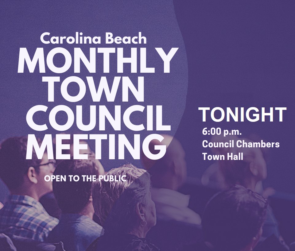 Th CB Town Council will hold it's regular monthly meeting tonight, Tuesday, September 12th, 6:00PM, in Council Chambers at Town Hall.  Visit bit.ly/44GKNIt to view the agenda.

The public is invited to attend in person, or watch live online at youtube.com/@TownofCarolin…