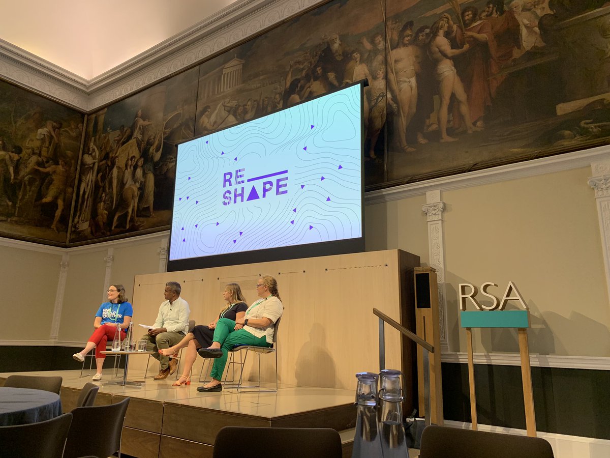 An insightful day yesterday at #ReSHAPE23 on SHAPE spinouts and ventures - an exciting time and plenty to do to support these alongside their STEM counterparts. Stunning venue @theRSAorg #LondonHE