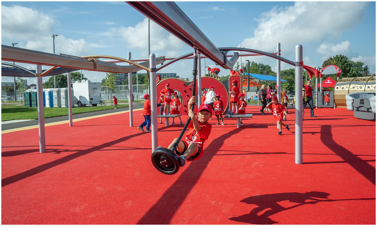 We were so excited to celebrate the arrival of the newest Jumpstart Inclusive Playground earlier this week in Barrie, ON! Thank you @cityofbarrie for helping us bring more inclusive play to Canada! #InclusivePlay