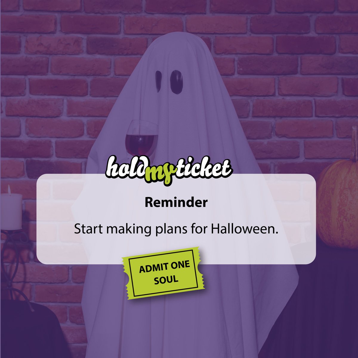 HoldMyTicket's tweet photo. 👻 Don’t get left behind and be damned to spend all Spooky Season wandering your house alone, moaning about how you should have made plans. 

There are 7 (un)lucky weeks until ✨🎃Halloween🎃✨.

 Start planning your night/weekend/month now. https://t.co/HSfr3o1YQh https://t.co/kV7TpoGtex