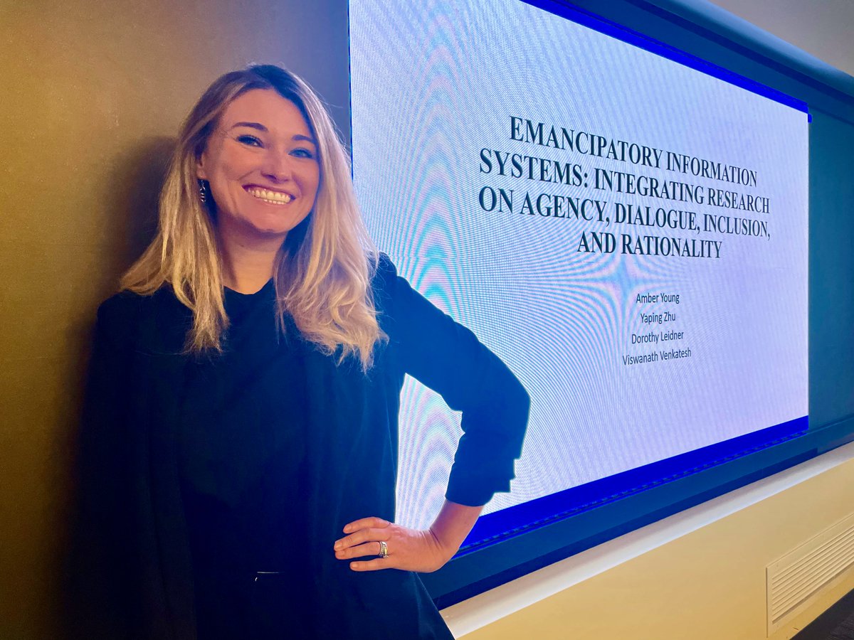Thank you Amber Young for an excellent talk “Emancipatory Information Systems: Integrating Research on Agency, Dialogue, Inclusion, and Rationality” in our MIS Distinguished Speaker Series!
