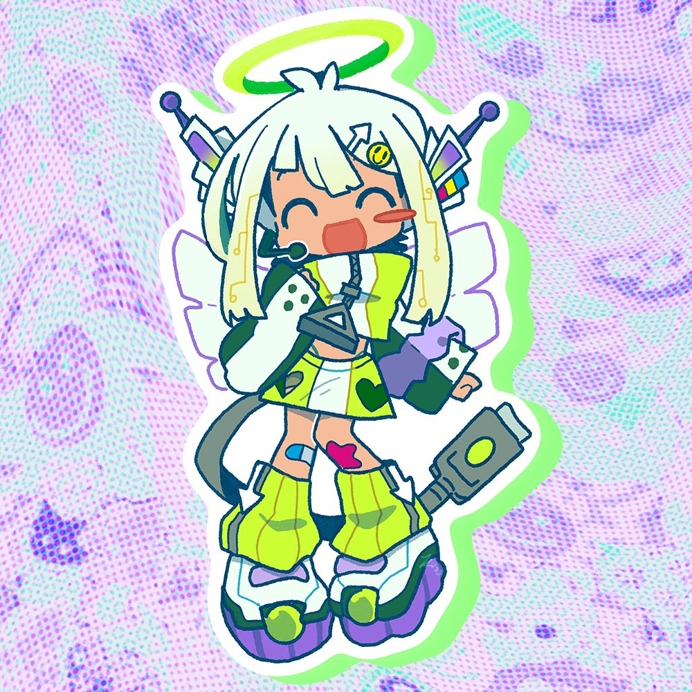 「more cyber angel :p」|kit 💖 @ STORE OPEN!!のイラスト