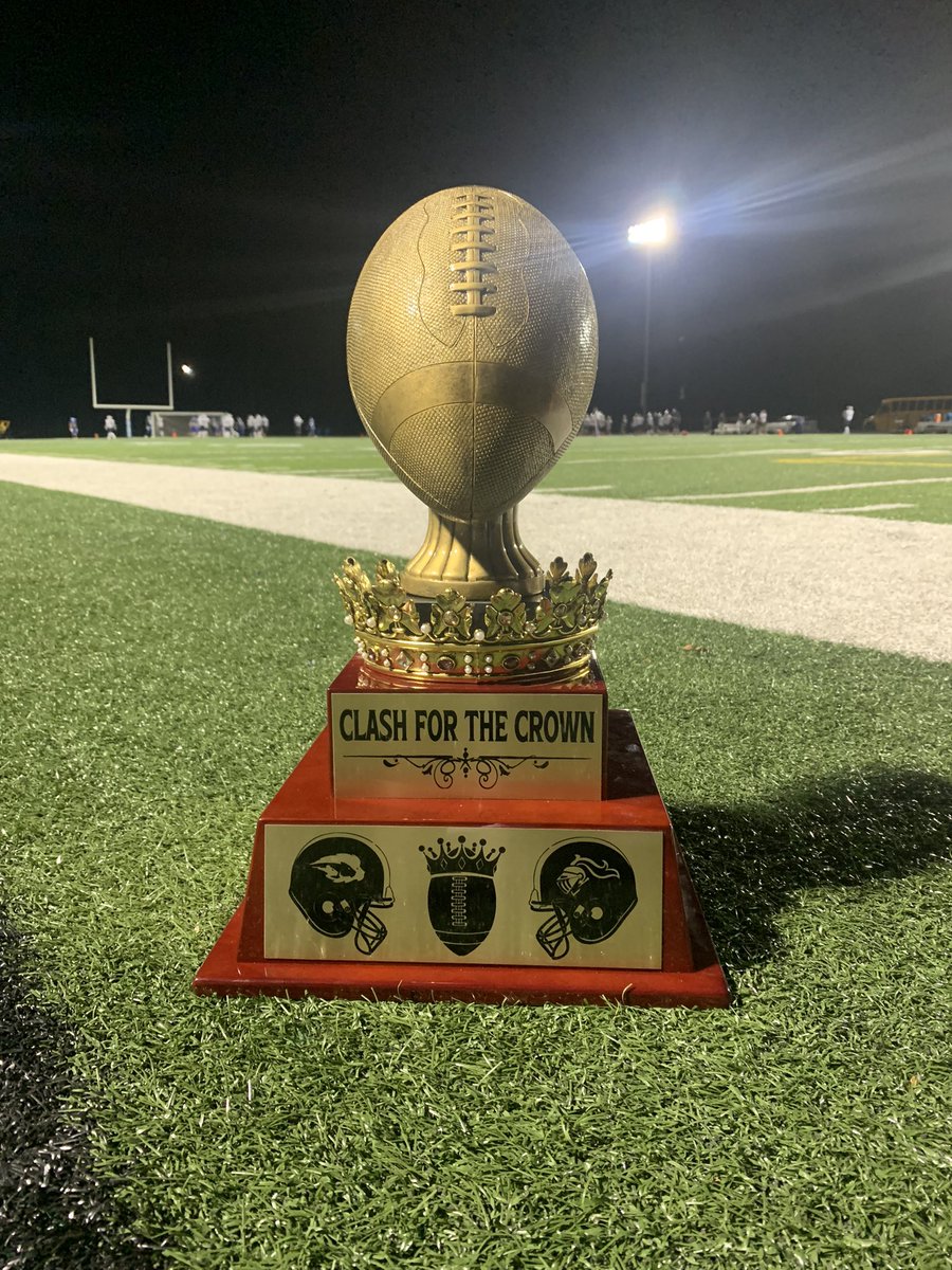 FINAL, Clash for the Crown 2k23: 

<a href="/LNCFootball/">Knights Football</a> 13, <a href="/PineLakePrepFB/">Pine Lake Prep Football</a> 8.

The Trophy comes to LNC and the all-time series lead now favors LNC, 4-3.

#LNCPride #clthsfb #NCHSAA
