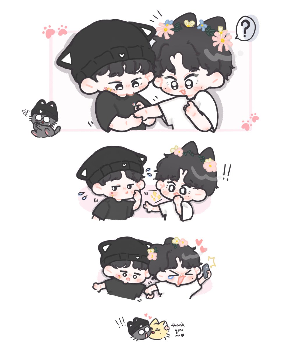 Findingnvl's tweet image. wonhui,
a flower ring,,
🐱🌼🐱