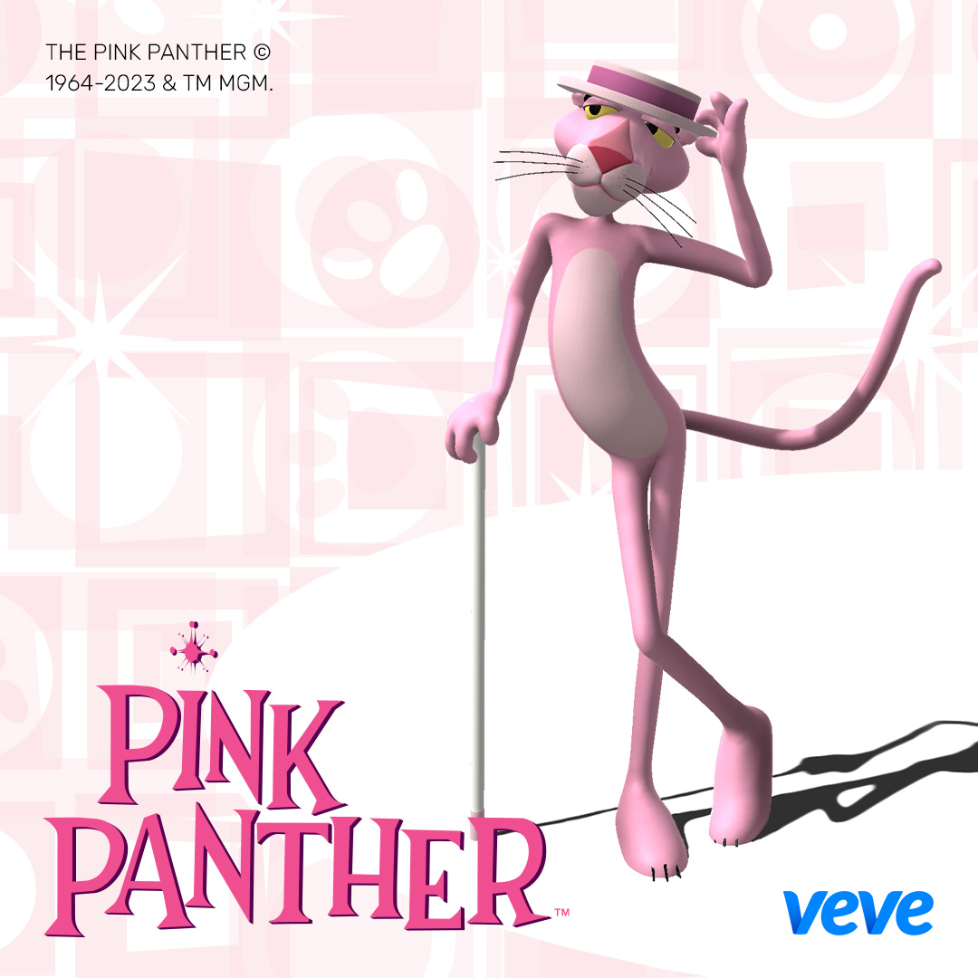 Download Aesthetic Cartoon Cute Pink Panther Wallpaper