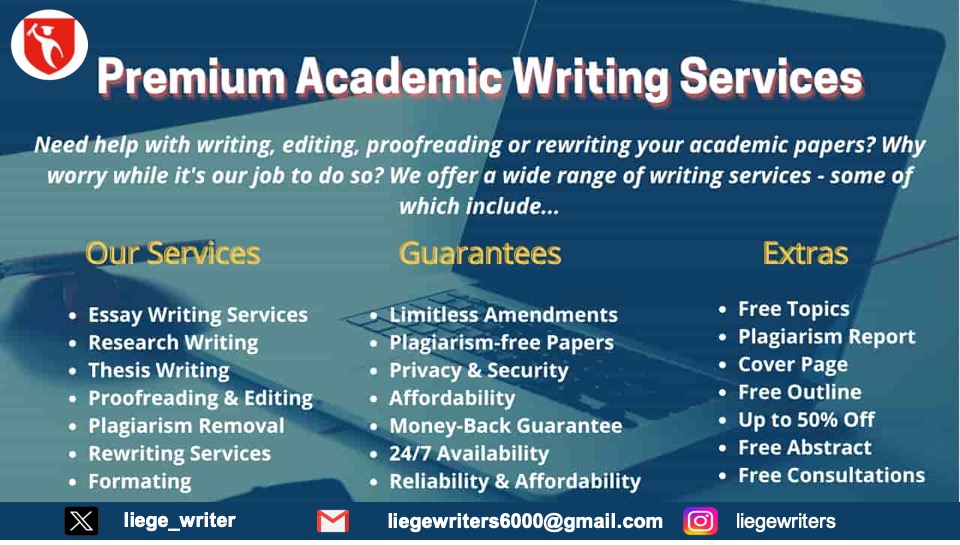 liege_writer's tweet photo. Best Assignment Writing Service At Affordable Price Contact Us @liege_writer
#assignment #assignmenthelp #assignmentwriter #assignmenthelponline #assignmentwritinghelp #onlineassignmentwriters #assignmentwriters #assignmentwriting https://t.co/31EGmz2kJ1
