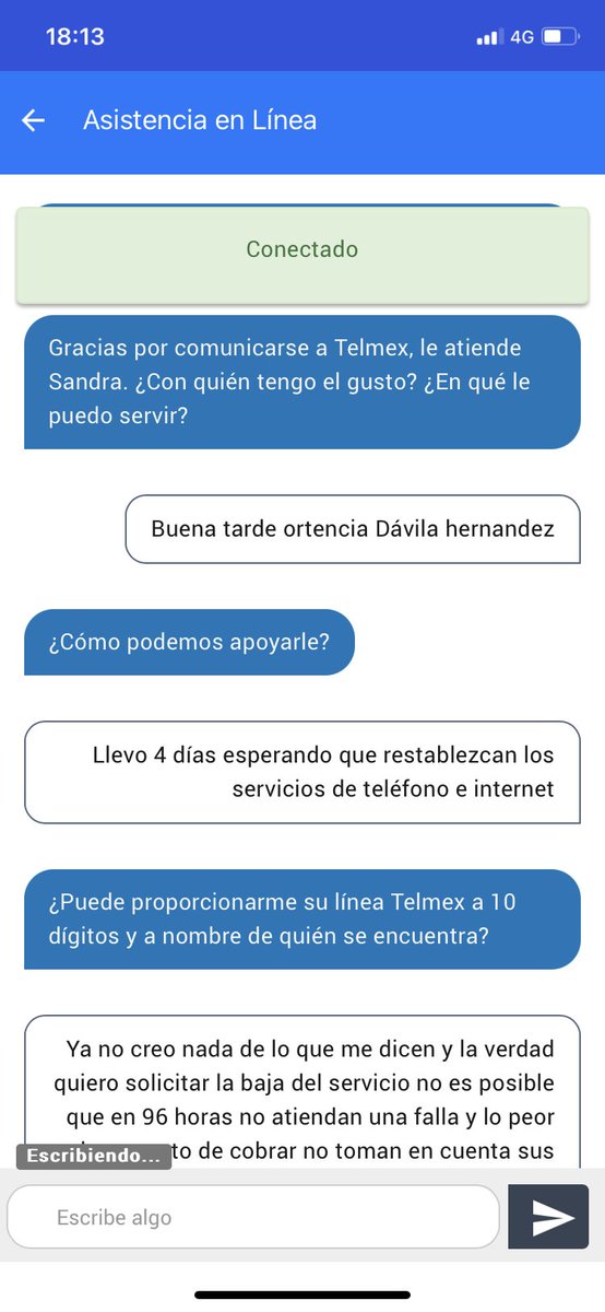 Hectorkukis_'s tweet photo. @Telmex #monopoliodemierda 6 días sin teléfono e internet llamas para que te roben minutos en llamada y te digan su estupida frase #estamosvalidandosuservicio y usas la app y la misma #pendejada #telmex #empresademierda https://t.co/WWN9EJ7dCX
