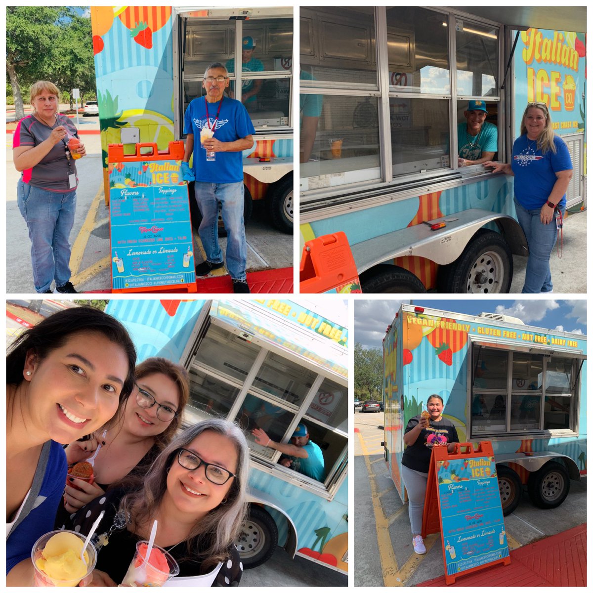 🌬️ A tasty, cold front came through for our staff after another hot week! Thanks to CT Church for the super cool treat!