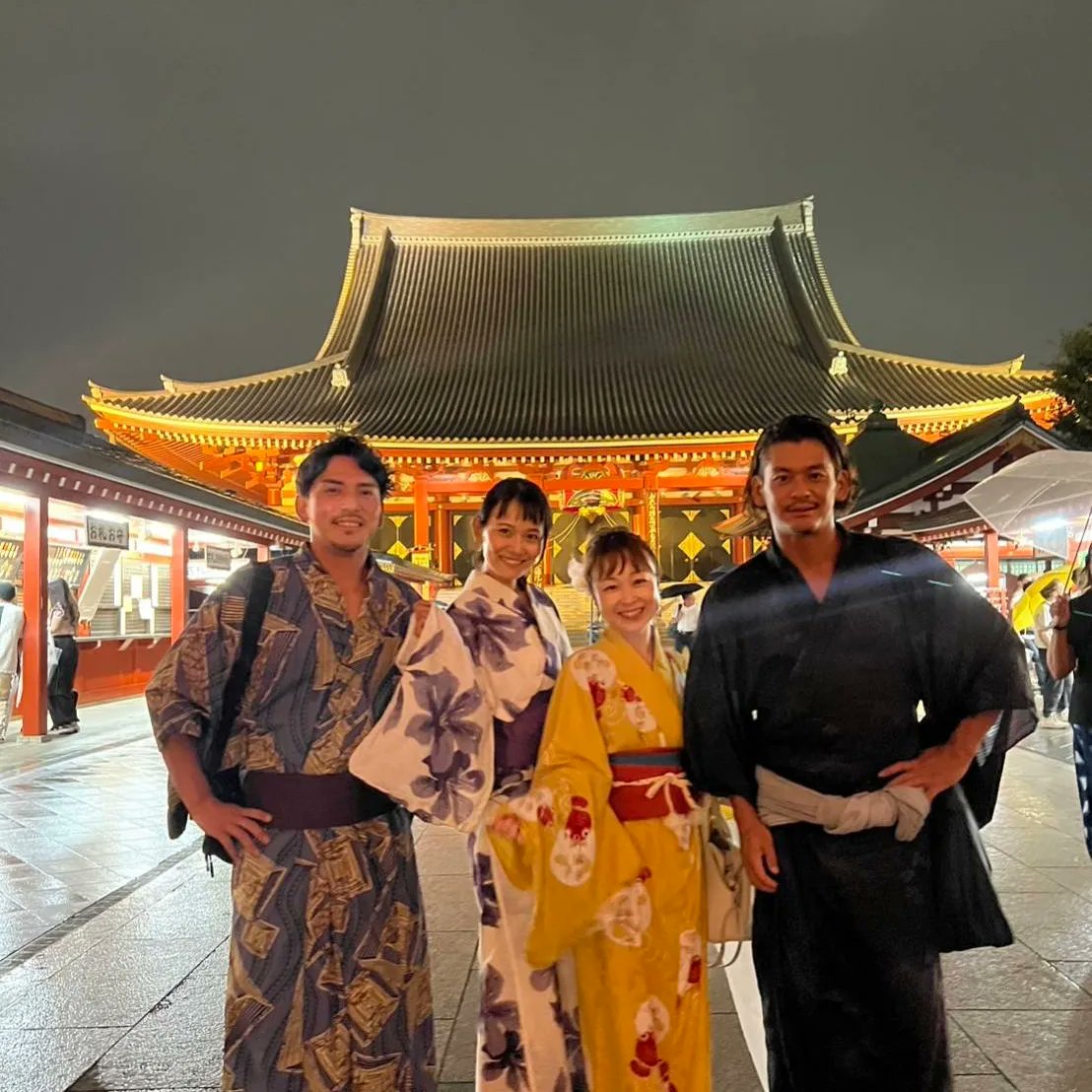imacoco_tochan's tweet photo. 念願の浴衣会IN浅草🔔
数年前に購入した浴衣、やっと袖を通すことが出来ました🎊
#あいの里 #あいのり #ユキえもん #トッちゃん https://t.co/BxzhUw6vJn