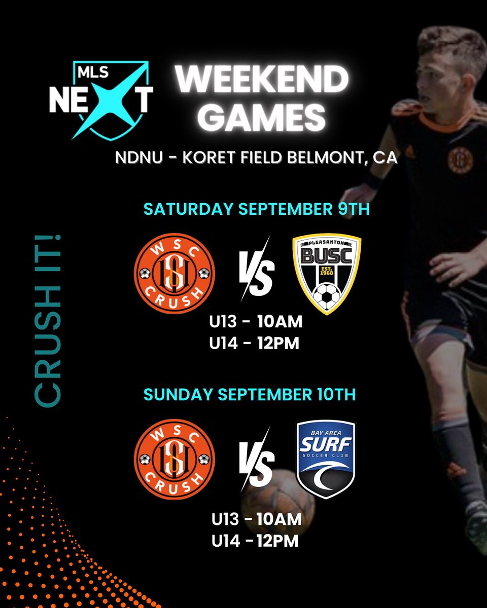 WSC_Crush's tweet photo. Ready to CRUSH IT! Come out and watch some great soccer this weekend! @MLSNEXT #wsccrush #mlsnext https://t.co/UJvaixzN6S