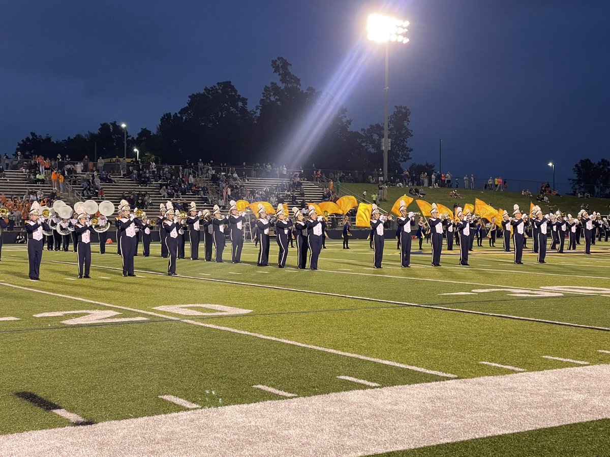 Friday night with <a href="/SalineFootball/">Saline Football</a> is always fun! Our band and student section are unmatched! #Gohornets