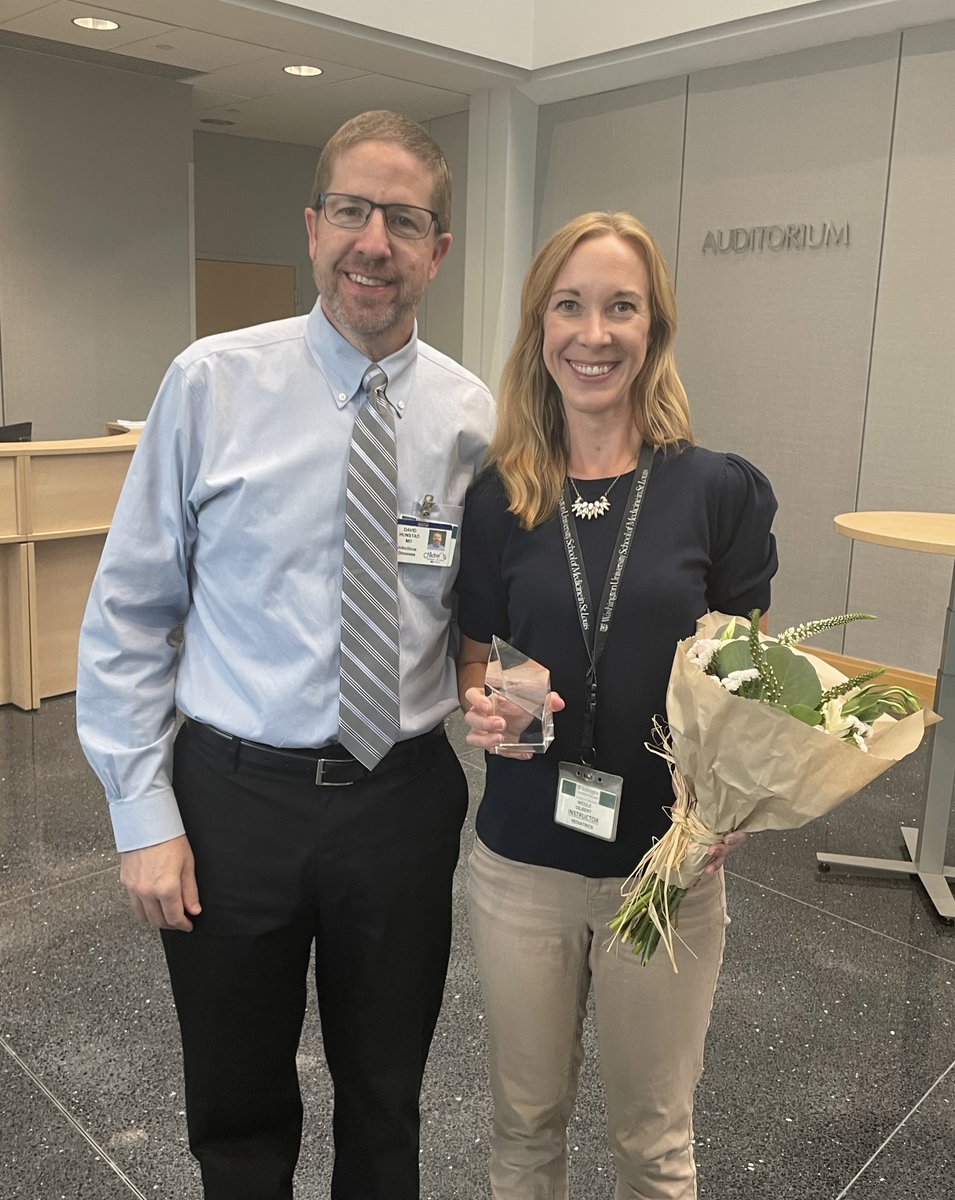 So excited for my mentee and colleague Nicole Gilbert, PhD, who was celebrated by @WUSTLPeds today for receiving her first R01!