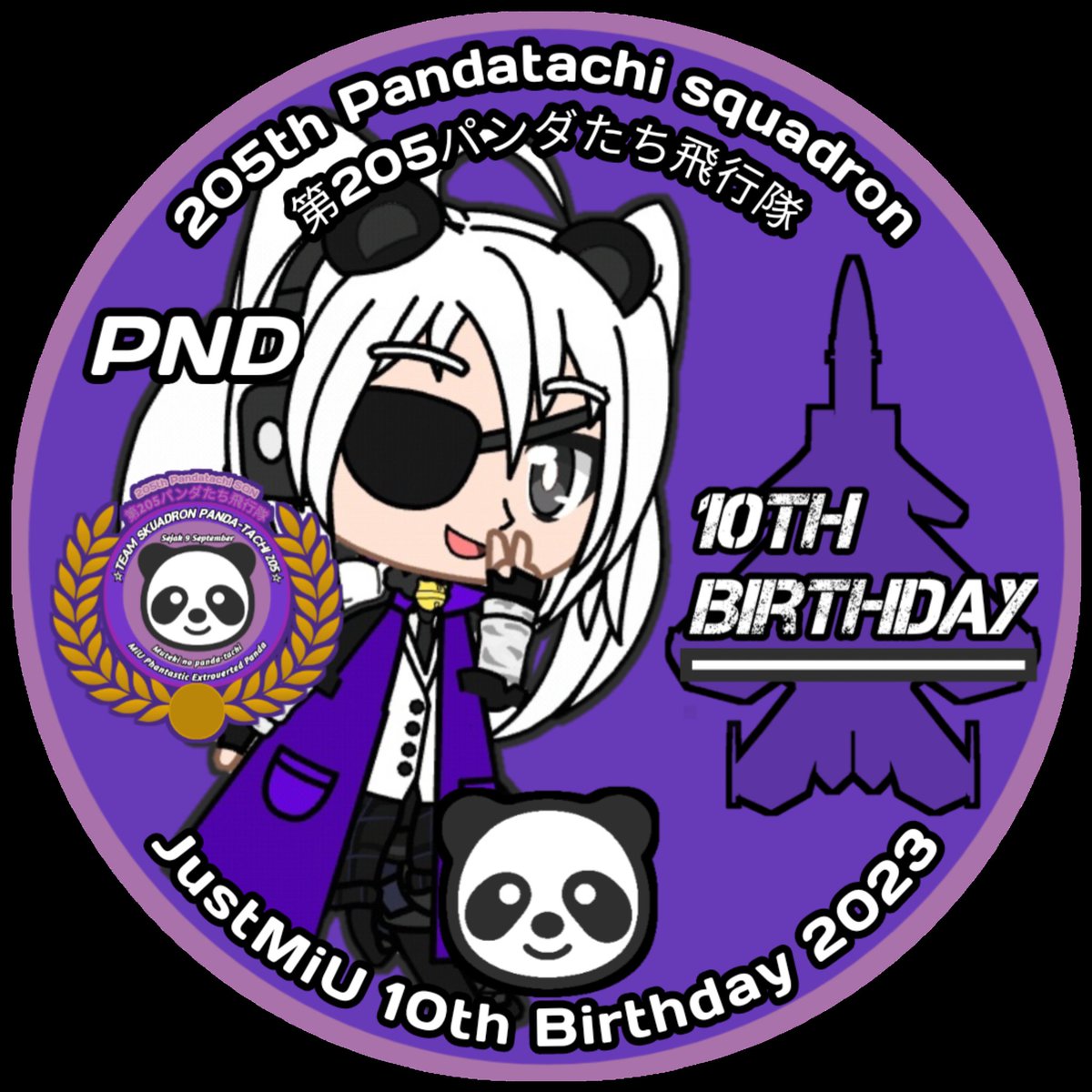 Type93sBekti's tweet photo. HBD Untuk komando skadron panda - Selamat ultah tahun ke-10 buat @HaiMiU_ Miu onee-sama moga² panjang umur sehat selalu biar bisa nemenin kita dilive streaming - Salam dari skadron pandatachi 205.

Dari: Type-13 Bekti gaming [13式ベクティ ゲーミング ]
#miuzone #justmiu #hellomiu https://t.co/OJMQZ2Imab