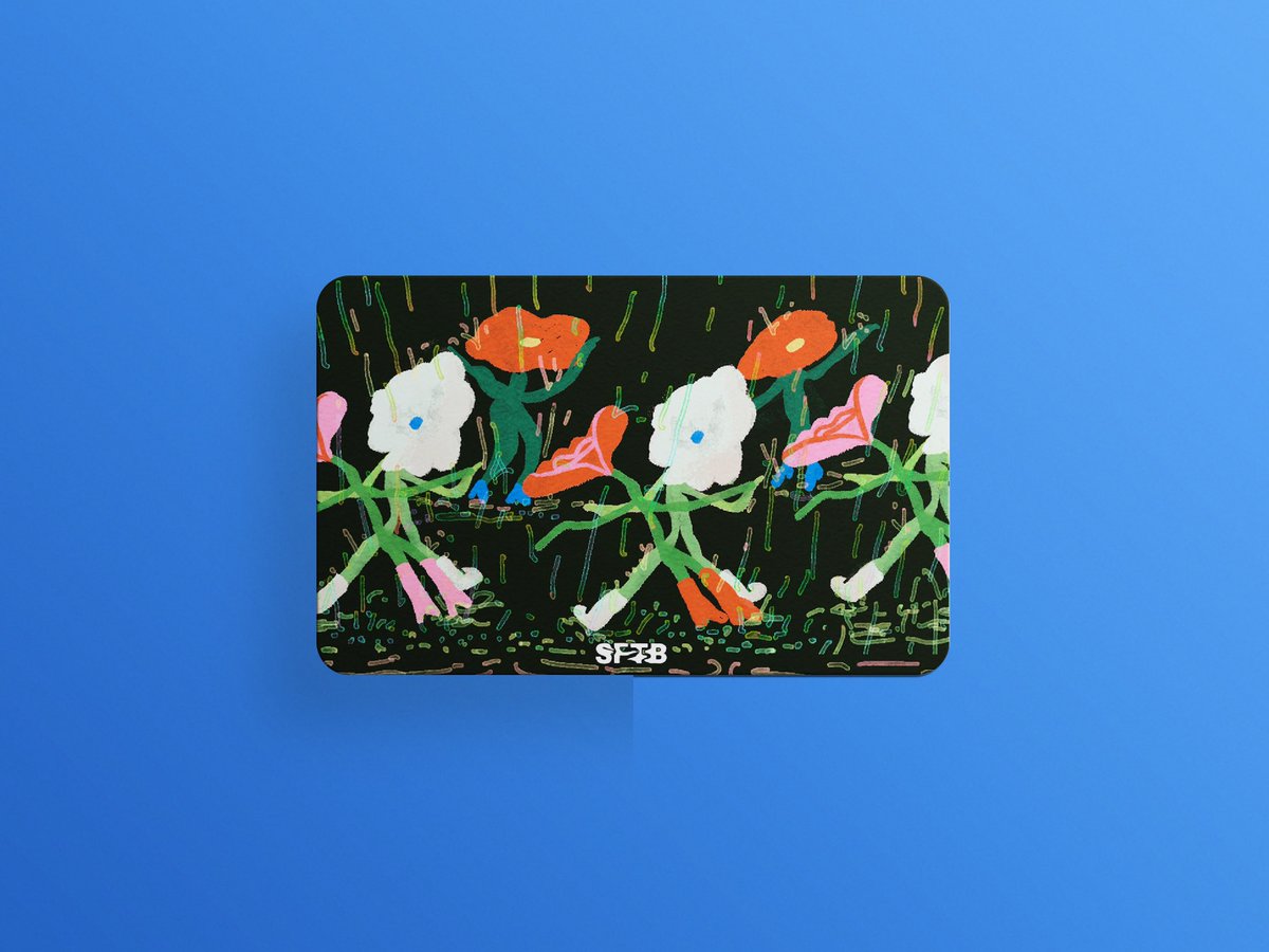 ichacho's tweet image. GM everyone! My latest work for my brand. It’s printed as E-money and Flazz card🖤