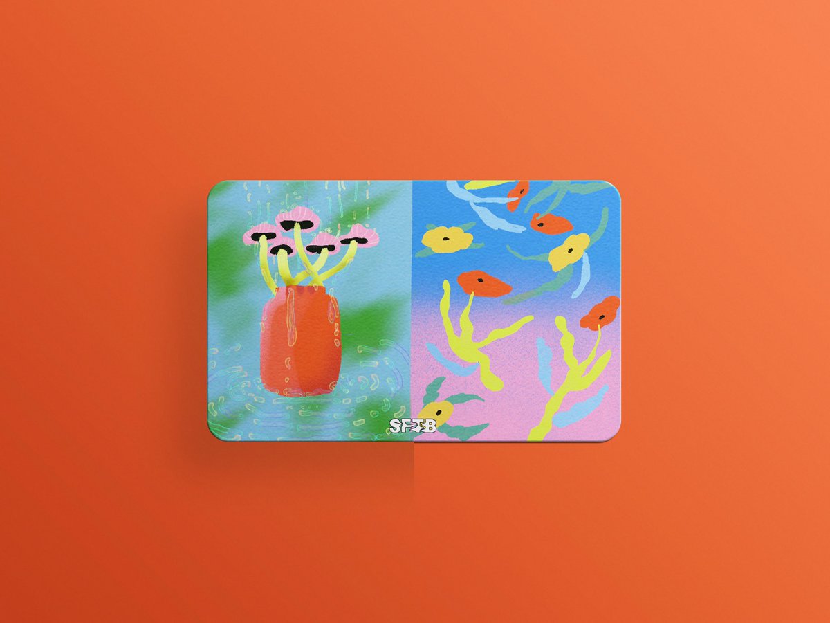 ichacho's tweet image. GM everyone! My latest work for my brand. It’s printed as E-money and Flazz card🖤