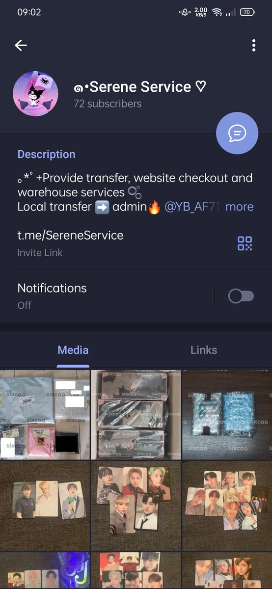 minmochi33's tweet photo. Ori from tele channel serene services, but her tele account is being deleted so I can't contact with her in other platform except Twitter, but she didn't reply to me https://t.co/3PLHMfLAxR